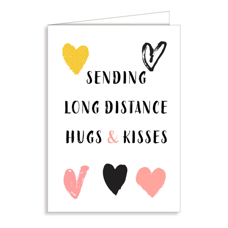 Long Distance Card - Greeting Card - Beatričės Gėlių Namai